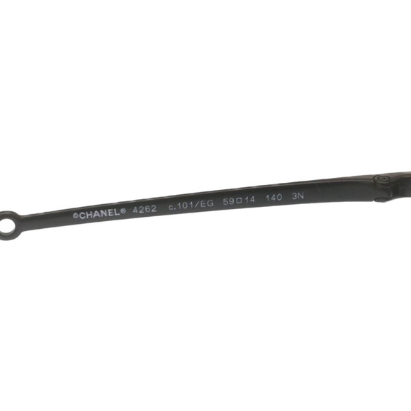 CHANEL Sunglasses Black 4262 CC Auth am458b - Picture 5 of 9